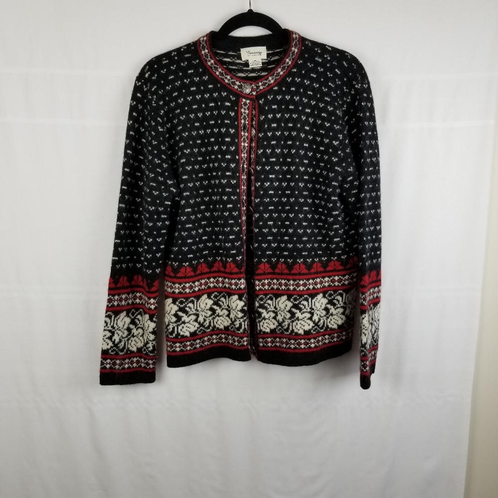 Cambridge Dry Goods vtg wool cardigan M